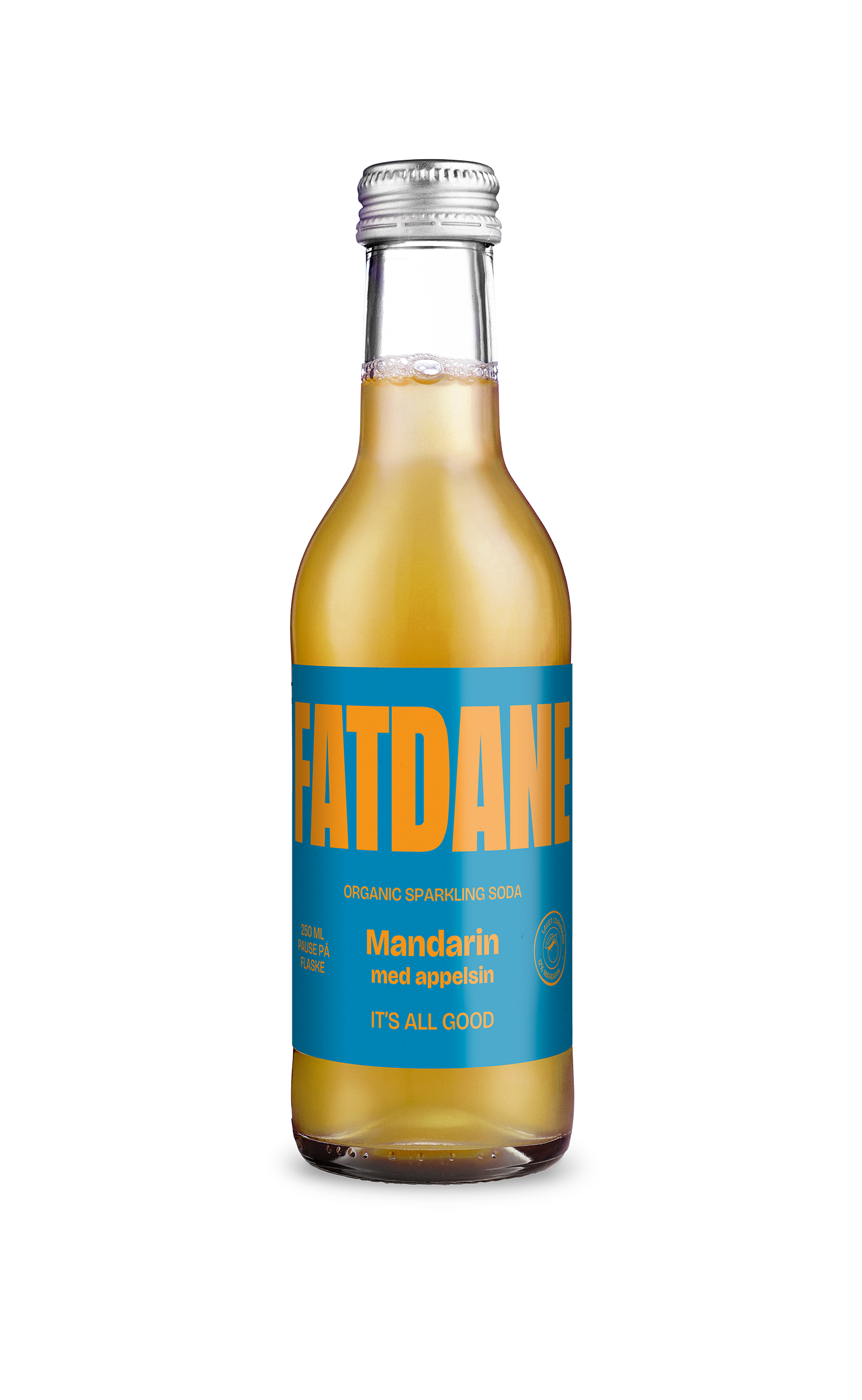 Fatdane Mandarin med Appelsin, 25 cl.