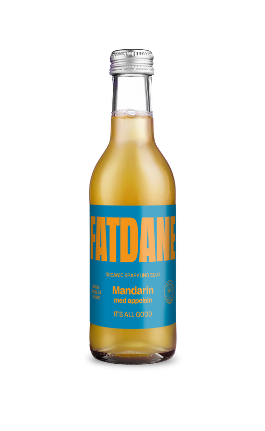 Fatdane Mandarin med Appelsin, 25 cl.